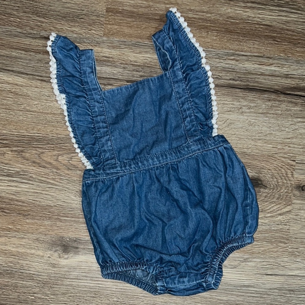 Old Navy Blue Denim Baby Outfit